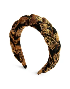 Rapunzel HeadbandCherubs Black in Fil Coupé