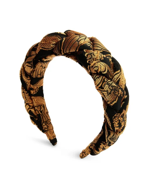 Rapunzel HeadbandCherubs Black in Fil Coupé