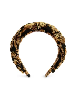 Rapunzel HeadbandCherubs Black in Fil Coupé