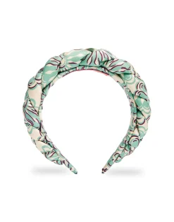 Rapunzel HeadbandFans Mint in Twill