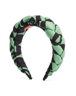 Rapunzel HeadbandPapyrus Green in Twill