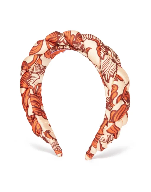 Rapunzel HeadbandReef Pale Pink in Twill