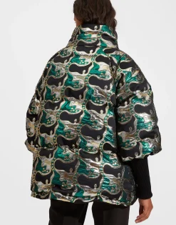 Reversible St. Moritz JacketSpritz Verde in Jacquard