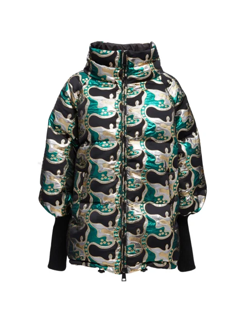 Reversible St. Moritz JacketSpritz Verde in Jacquard