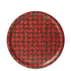 Round Printed TrayCherries Verde in Laminated Birch Wood