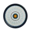 Round Printed TrayFeria Midnight in Laminated Birch Wood