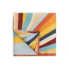 Round TableclothRainbow Rays Orange in Linen