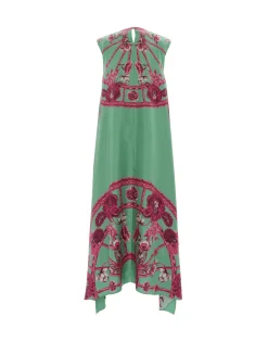 San Carlo DressZodiac Placée Acquamarine in Silk Twill