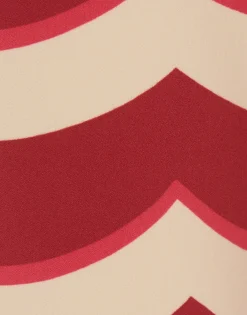 Saturday Night PantsFans Placée Red in Envers Satin