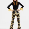 Saturday Night PantsTackle Black in Sablé Satin