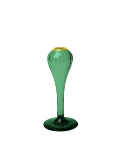 Scallion VaseVerde in Murano Glass