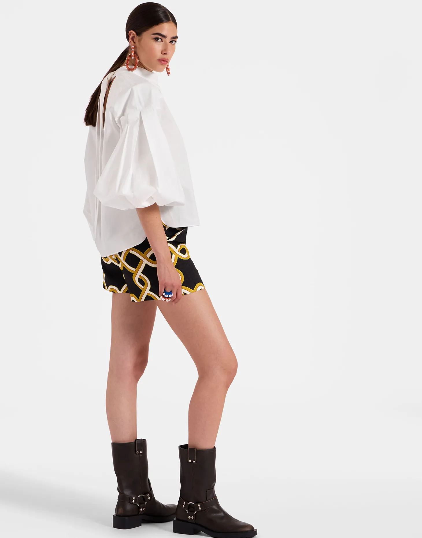 Share Your Screen ShirtSolid White in Cotton Poplin