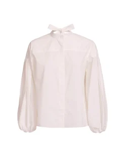 Share Your Screen ShirtSolid White in Cotton Poplin