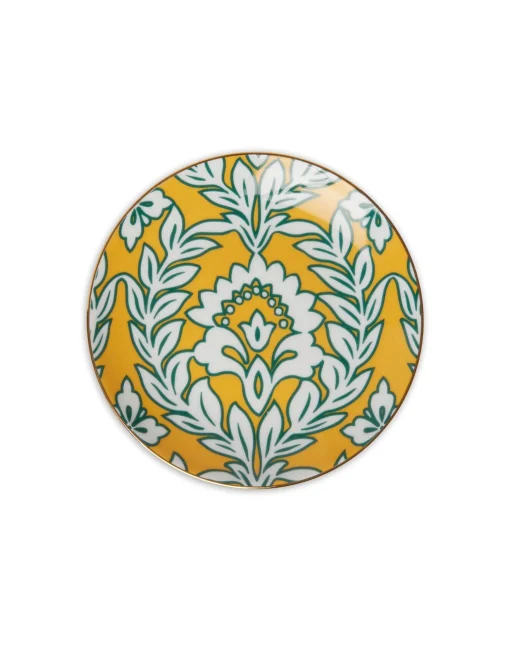 Side Plates Set Of 4Winter Garland in Porcelain