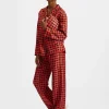 Silk PajamaBlack Cherries in Twill Silk