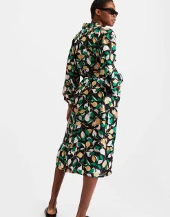 Silk RobeOrchard in Twill Silk