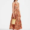 Sleeveless Big Dress V-NeckReef Pale Pink in Summer Poplin