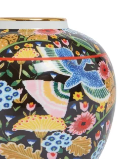 Small Bubble VaseColombo Black in Porcelain