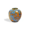 Small Bubble VaseLilium Zafferano in Porcelain