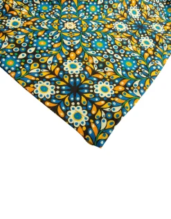 Small TableclothConfetti Blu in Linen
