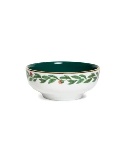 Snack Bowl Set Of 2Libellula Green in Porcelain