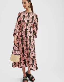 Sorella DressAli Rosa in Twill Silk