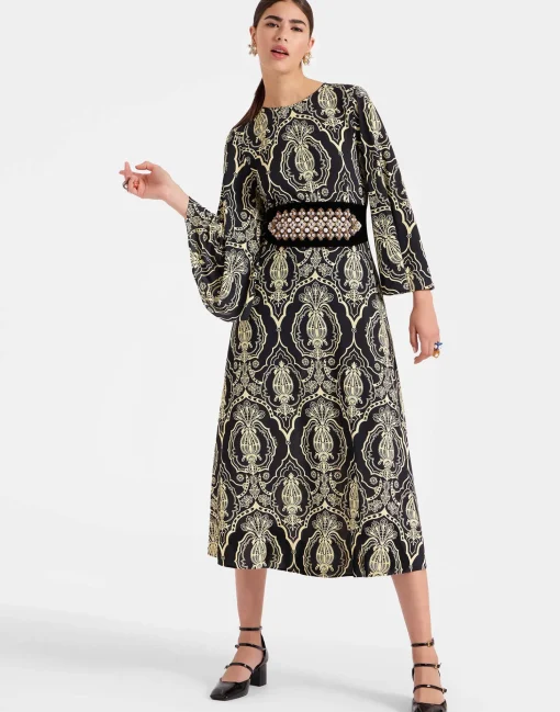Sorella DressBanquet Black in Flowy Jersey