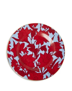 Soup And Dinner Plates SetRoman Holiday Vino in Porcelain