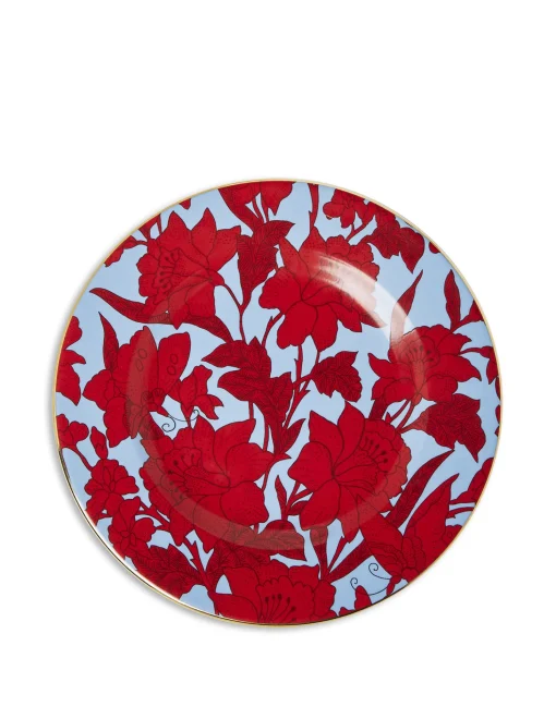 Soup And Dinner Plates SetRoman Holiday Vino in Porcelain