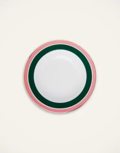 Soup Plates Set Of 2Rainbow Forest Green in Porcelain