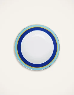 Soup Plates Set Of 2Rainbow Blue in Porcelain