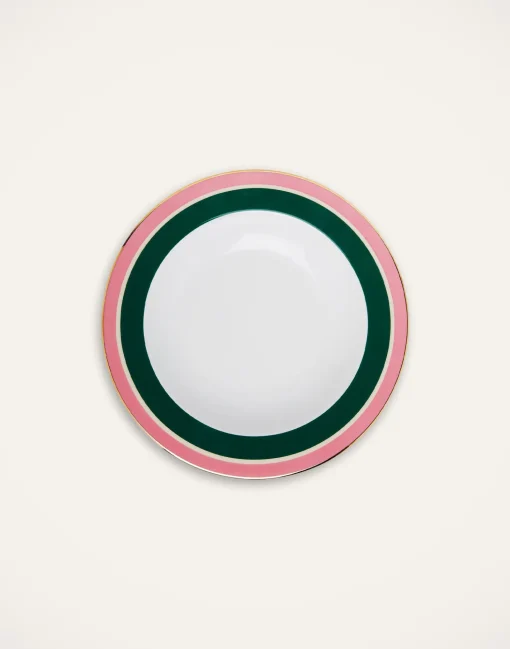 Soup Plates Set Of 2Rainbow Forest Green in Porcelain
