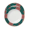 Soup Plates Set Of 2Slinky Green in Porcelain