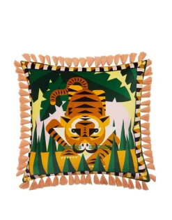 Spirit Animal CushionTiger in Cotton Velvet