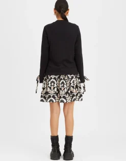 Sporty DressGhirlanda Black in Twill