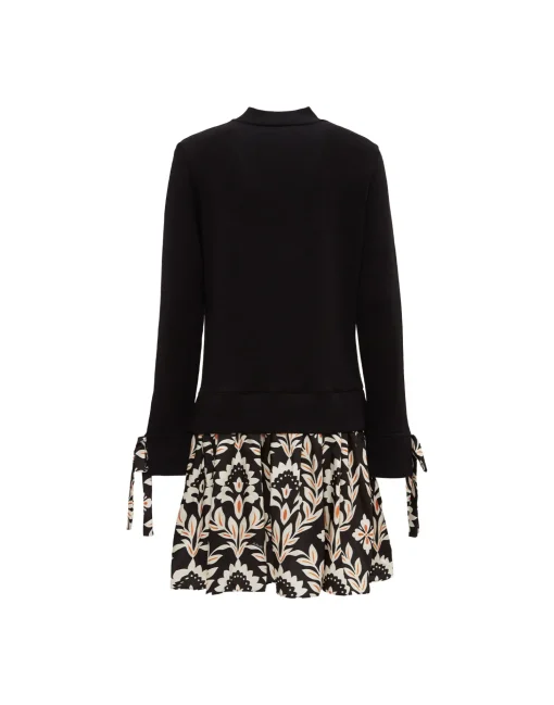 Sporty DressGhirlanda Black in Twill