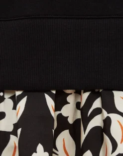 Sporty DressGhirlanda Black in Twill