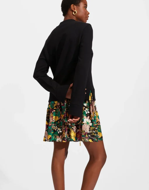 Sporty DressSolid Black in Jersey