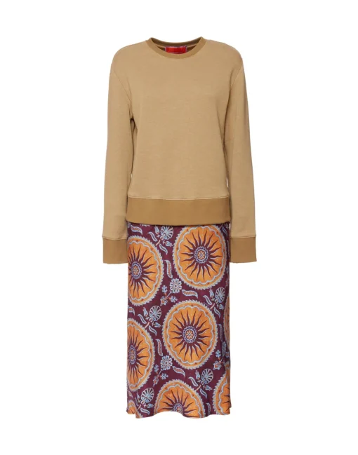 Sporty Pencil DressSovereign Purple in Silk Twill