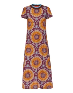 Sporty Swing DressSovereign Purple in Cotton Jersey