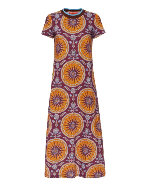 Sporty Swing DressSovereign Purple in Cotton Jersey