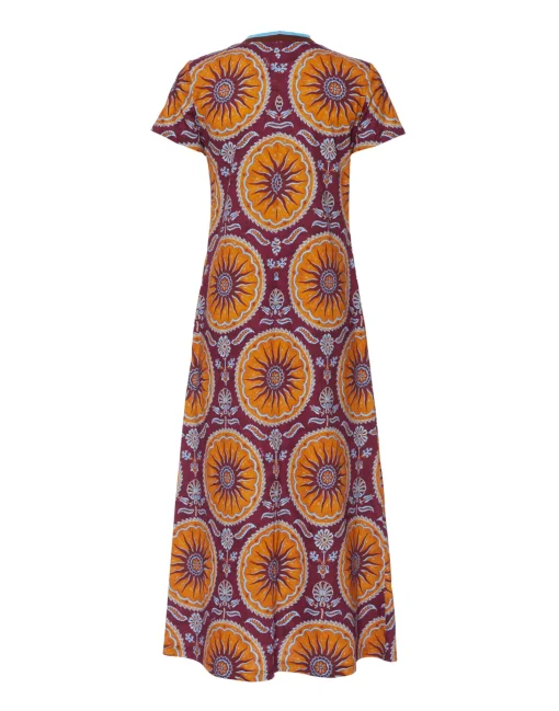Sporty Swing DressSovereign Purple in Cotton Jersey
