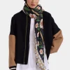 Square ScarfMayfair Black in Modal Silk