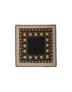 Square ScarfMayfair Black in Modal Silk