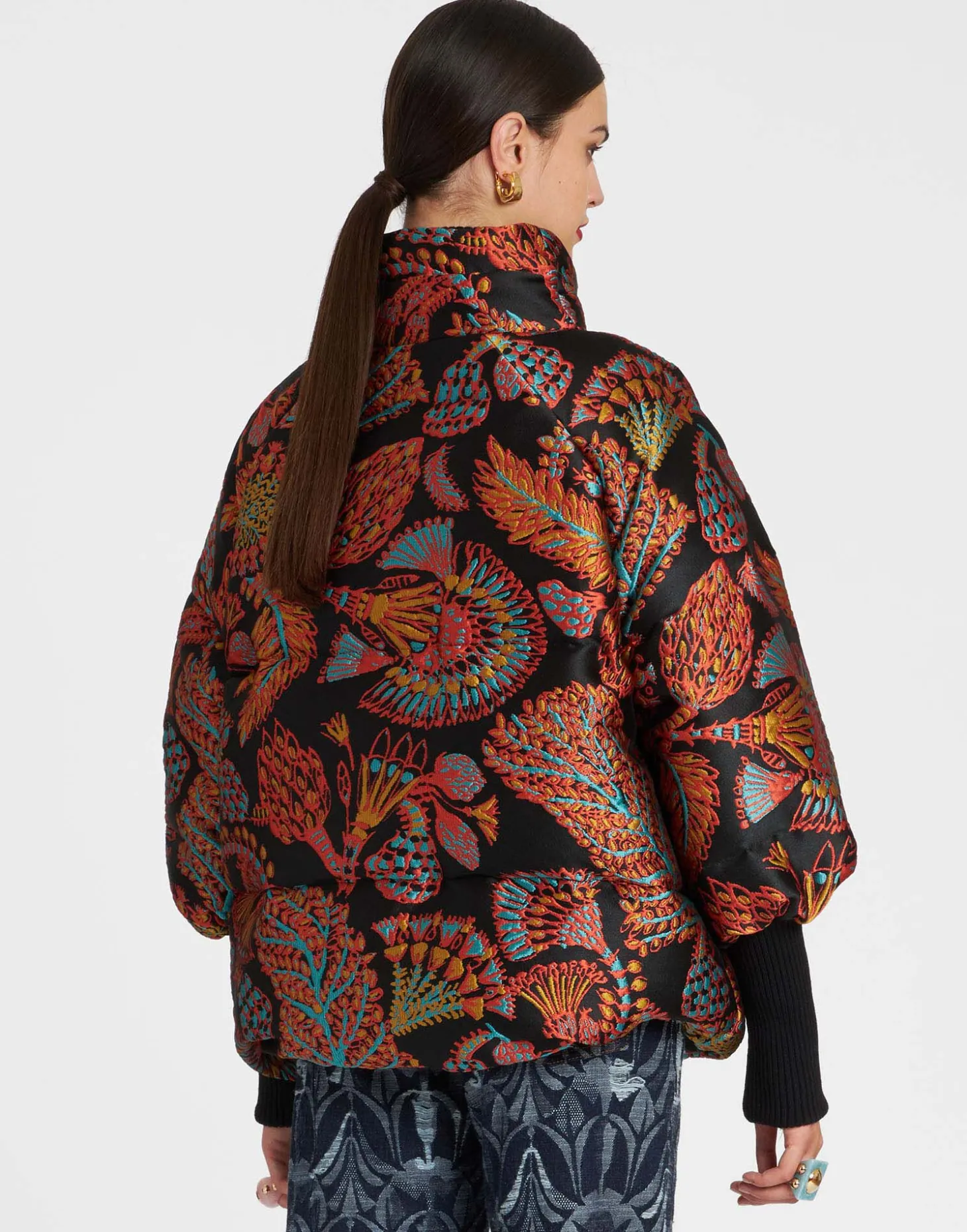 St. Moritz JacketSicomore Black in Jacquard