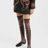 Stretch BootsEve Black in Elastic Lycra
