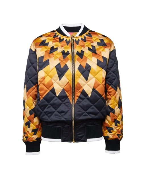 Suki JacketEgyptian Sun Placée Gold in Quilted Twill