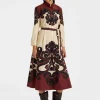 Sundowner DressCorsini Placée Cream in Cotton Poplin