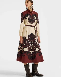 Sundowner DressCorsini Placée Cream in Cotton Poplin