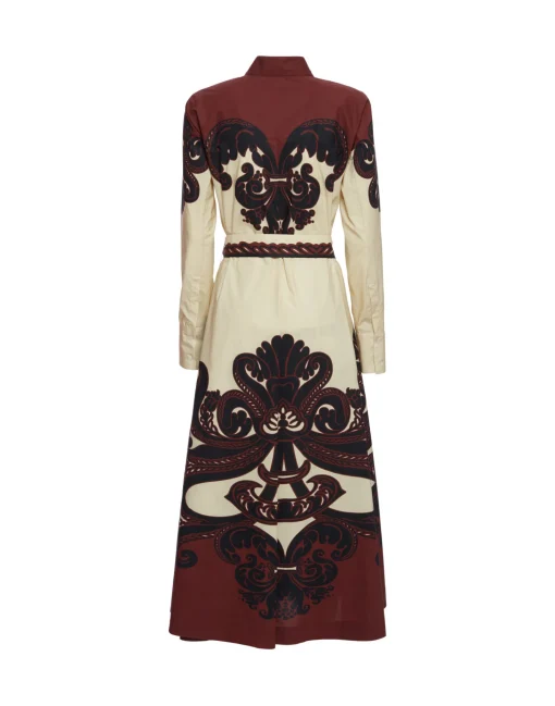 Sundowner DressCorsini Placée Cream in Cotton Poplin